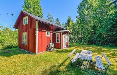 Schönes Haus mit 1 Schlafzimmer in Lesjöfors