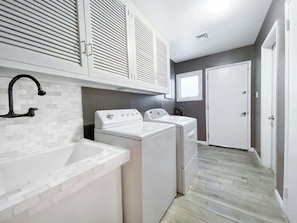 Shower, jetted bath, eco-friendly toiletries, hair dryer