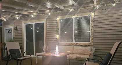 Urban Flame and Frame (firepit+ping pong table)