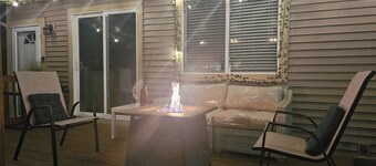 Urban Flame and Frame (firepit+ping pong table)