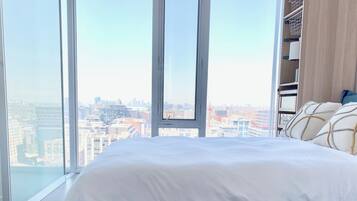 Kahden hengen economy-huone, kaupunkinäköala | Ilmainen Wi-Fi