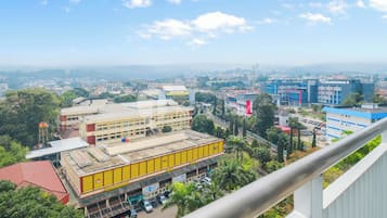 Apartamento, 1 quarto, vista para a cidade | Sacada