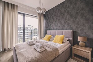 1 室のベッドルーム、WiFi (無料)、ベッドシーツ