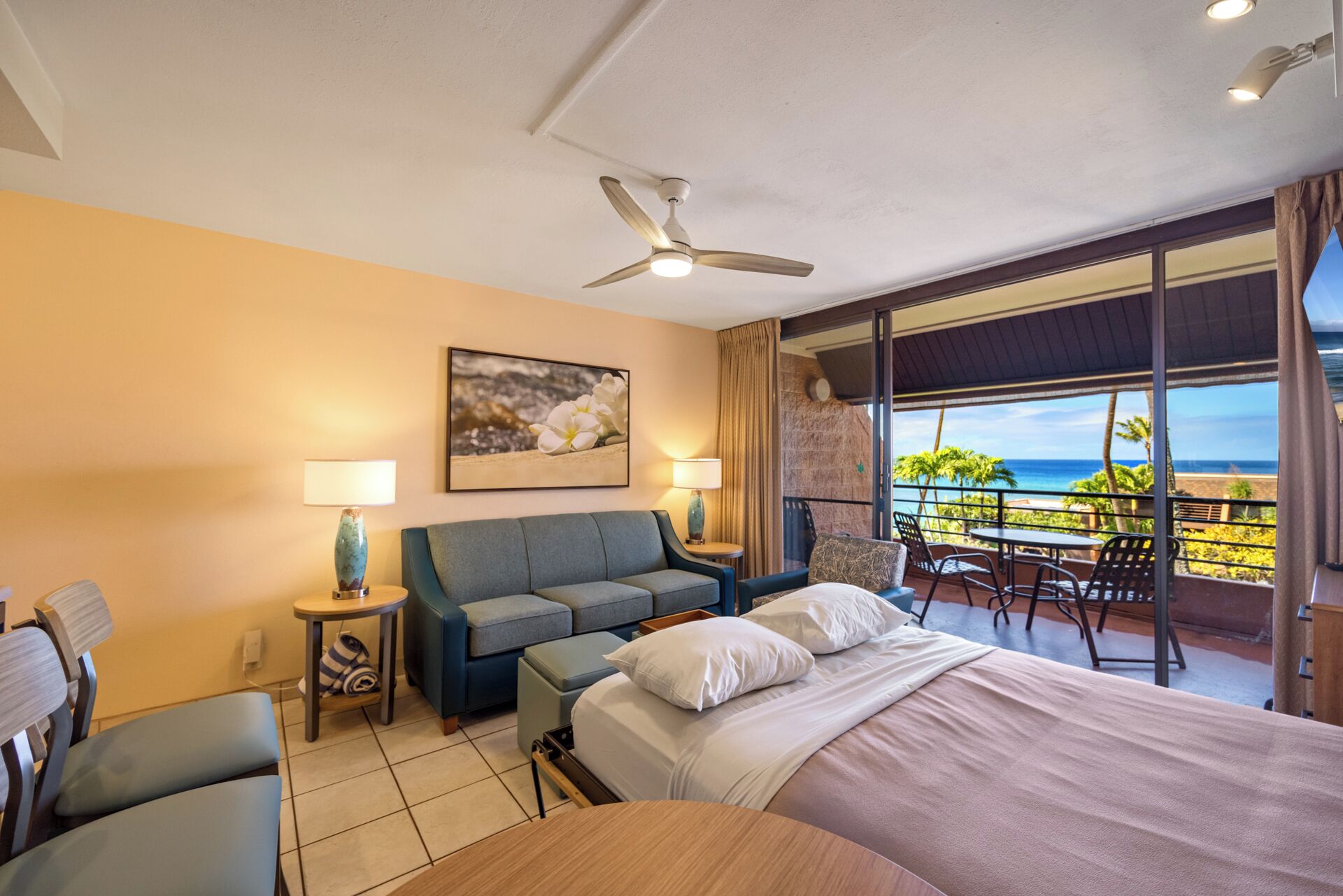 Classic-Apartment, 1 Schlafzimmer, Veranda, Meerblick | Zustellbetten