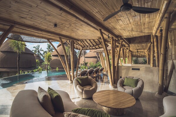 2 Bedroom Villa Private Pool Garden View | Living area - Equipoise Resort & Spa Ubud by Ini Vie Hospitality (Tegallalang)