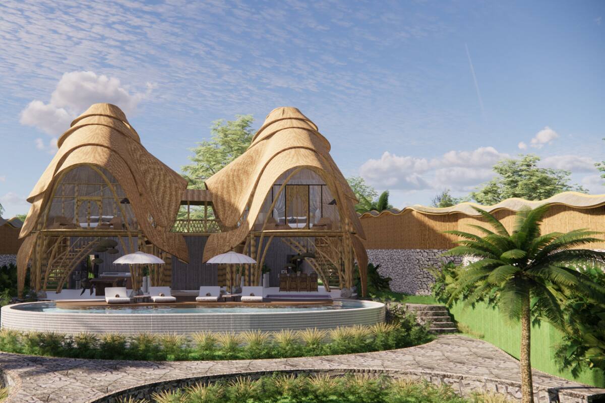 2 Bedroom Villa Private Pool Garden View | In-room safe, free WiFi, bed sheets