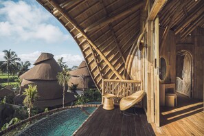 2 Bedroom Villa Private Pool Garden View | Terrace/patio - Equipoise Resort & Spa Ubud by Ini Vie Hospitality (Tegallalang)