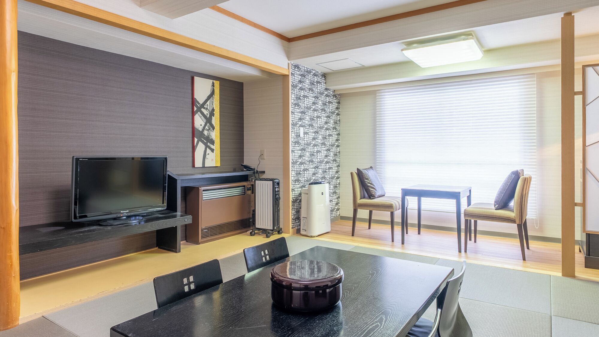 Chambre de style japonais, non-fumeur (Japanese-Style, with Shower, 34 sqm) | Accès au Wi-Fi (inclus)