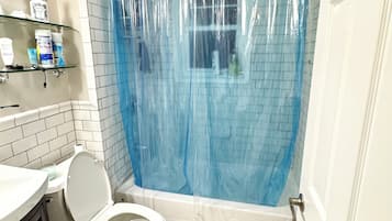 Towels, soap, toilet paper