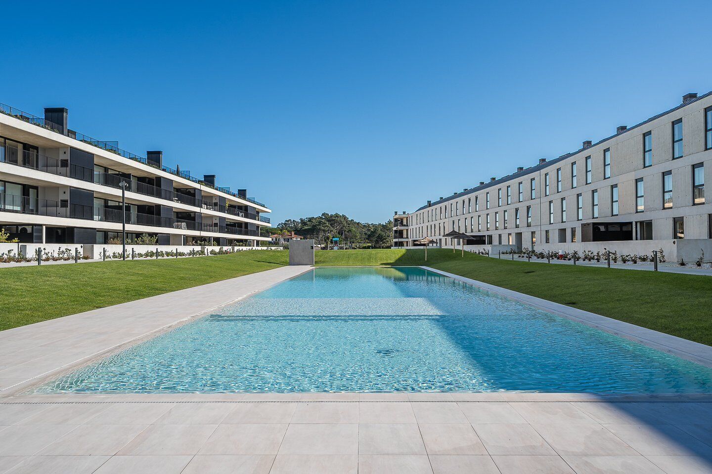 Piscina coperta, una piscina riscaldata