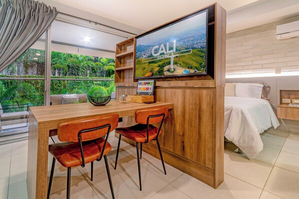 Apartamento luxo, sacada, vista para o jardim | Vista para o jardim
