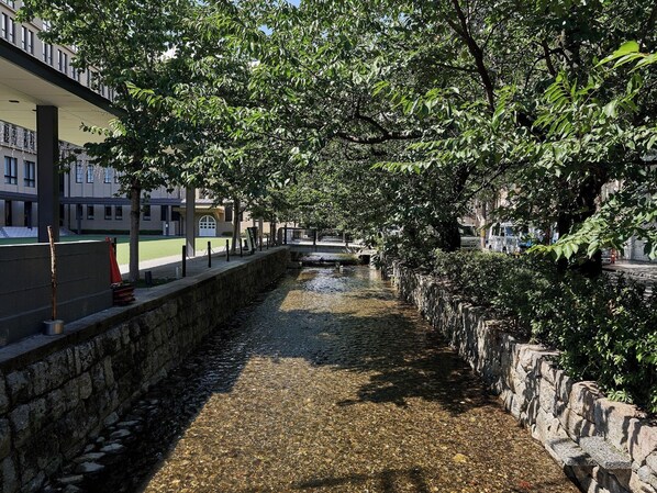 Enceinte de l’hébergement