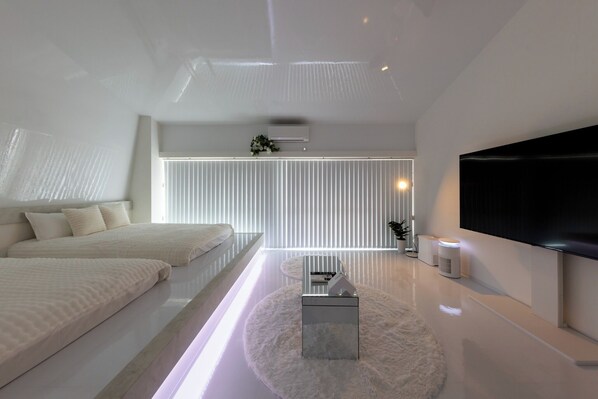 1 室のベッドルーム、WiFi (無料)、ベッドシーツ