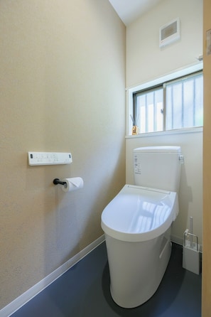 Hair dryer, towels