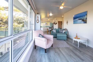 Living area - Copa TreeTops - “Romance Elevated Escape to the Treetops Above Copacabana Beach” (Copacabana)