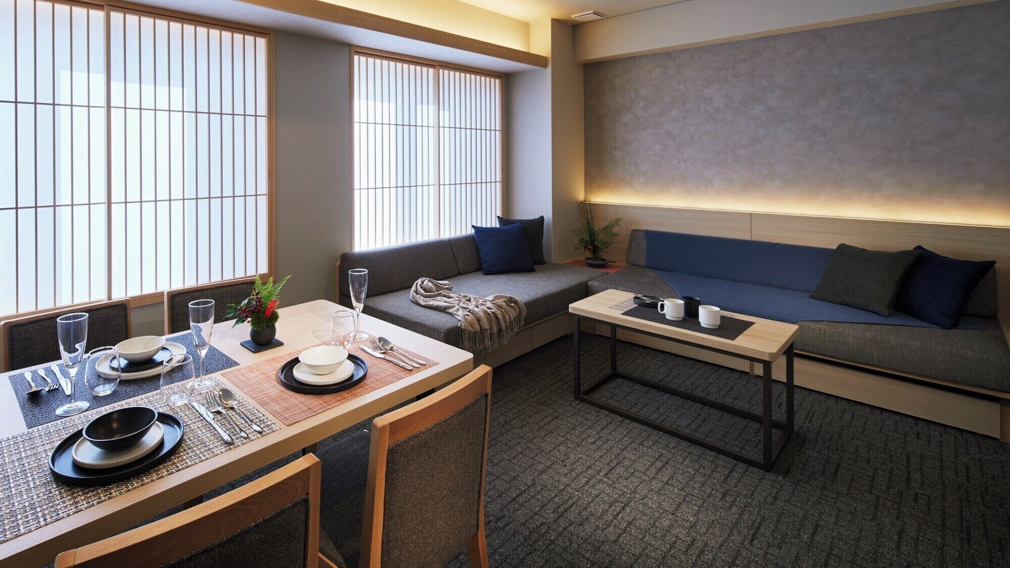 高級套房 | 客房內保險箱、免費無線上網、床單