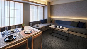 高級套房 | 房內夾萬、免費 Wi-Fi、床單