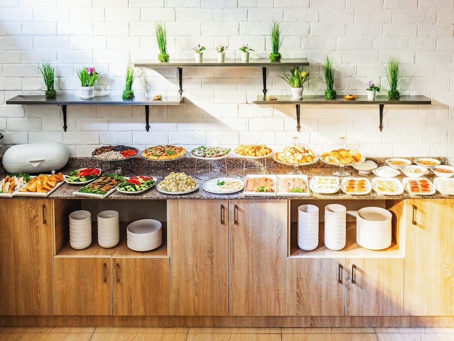 Free daily buffet breakfast