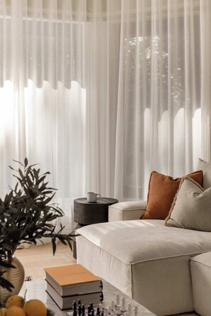 TV, fireplace, offices - Cinque House Luxury Accommodation near Berry/Beach (Coolangatta)