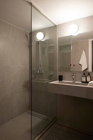 Free toiletries, hair dryer, towels, toilet paper