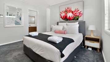 4 bedrooms, iron/ironing board, travel crib, WiFi