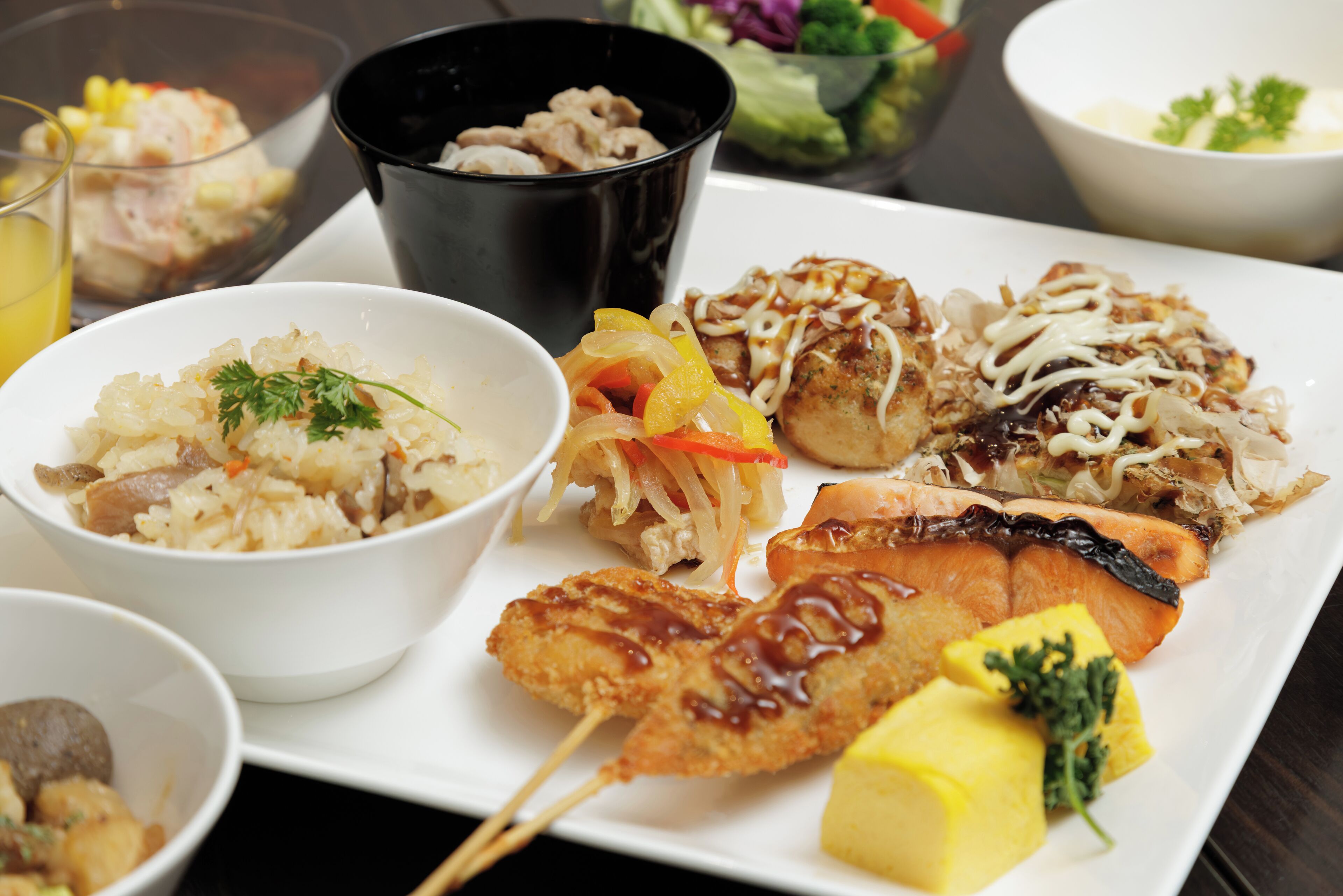 朝食ビュッフェ