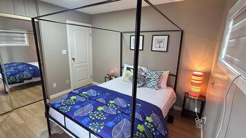 2 soveværelser, skrivebord, strygejern/strygebræt, gratis Wi-Fi