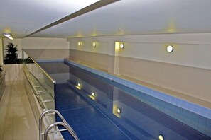 Indoor pool, a heated pool