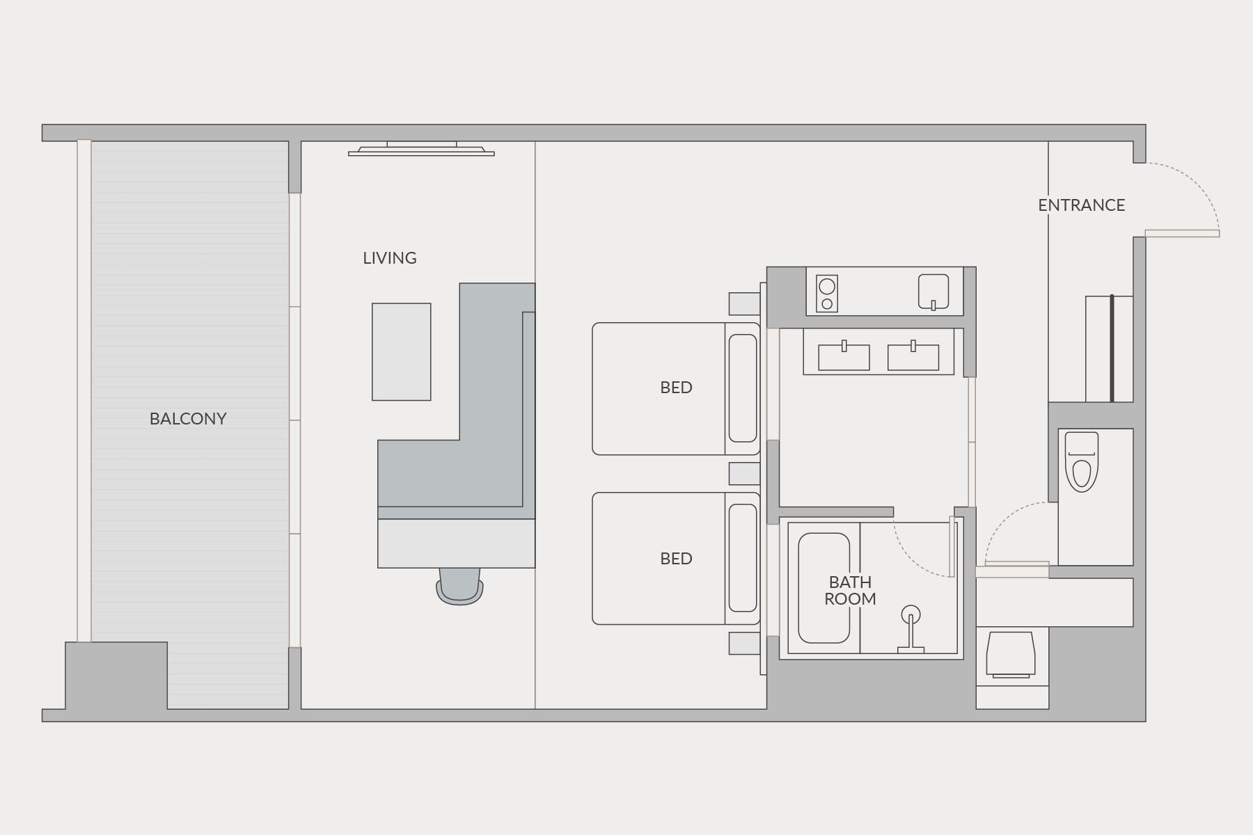 Superior-Zweibettzimmer, Nichtraucher (East Wing) | Ausblick vom Zimmer