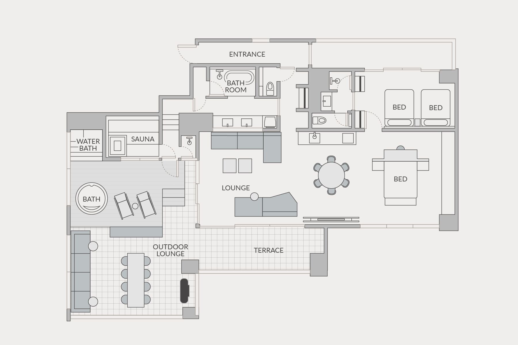 Zimmer, Nichtraucher, Meerblick (Penthouse, West Wing) | Ausblick vom Zimmer