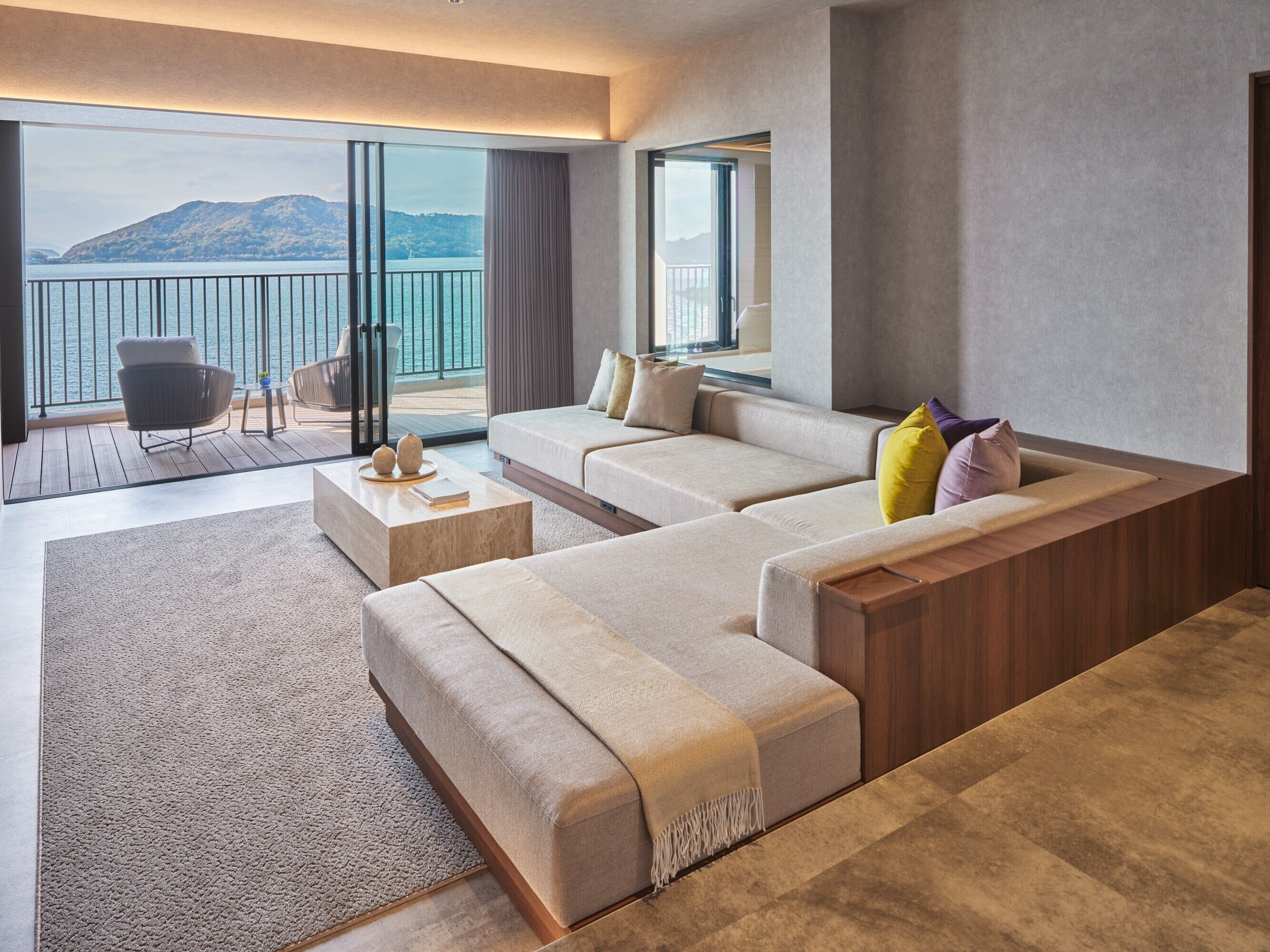 双床房, 无烟房, 海洋景观 (West Wing) | 客房内保险箱、办公桌、免费 WiFi、床单