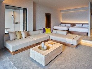 Twin Room with Terrace and Ocean View, West Wing, Non Smoking | In-room safe, desk, free WiFi, bed sheets - edit x seven SETOUCHI SHODOSHIMA (Shodoshima)