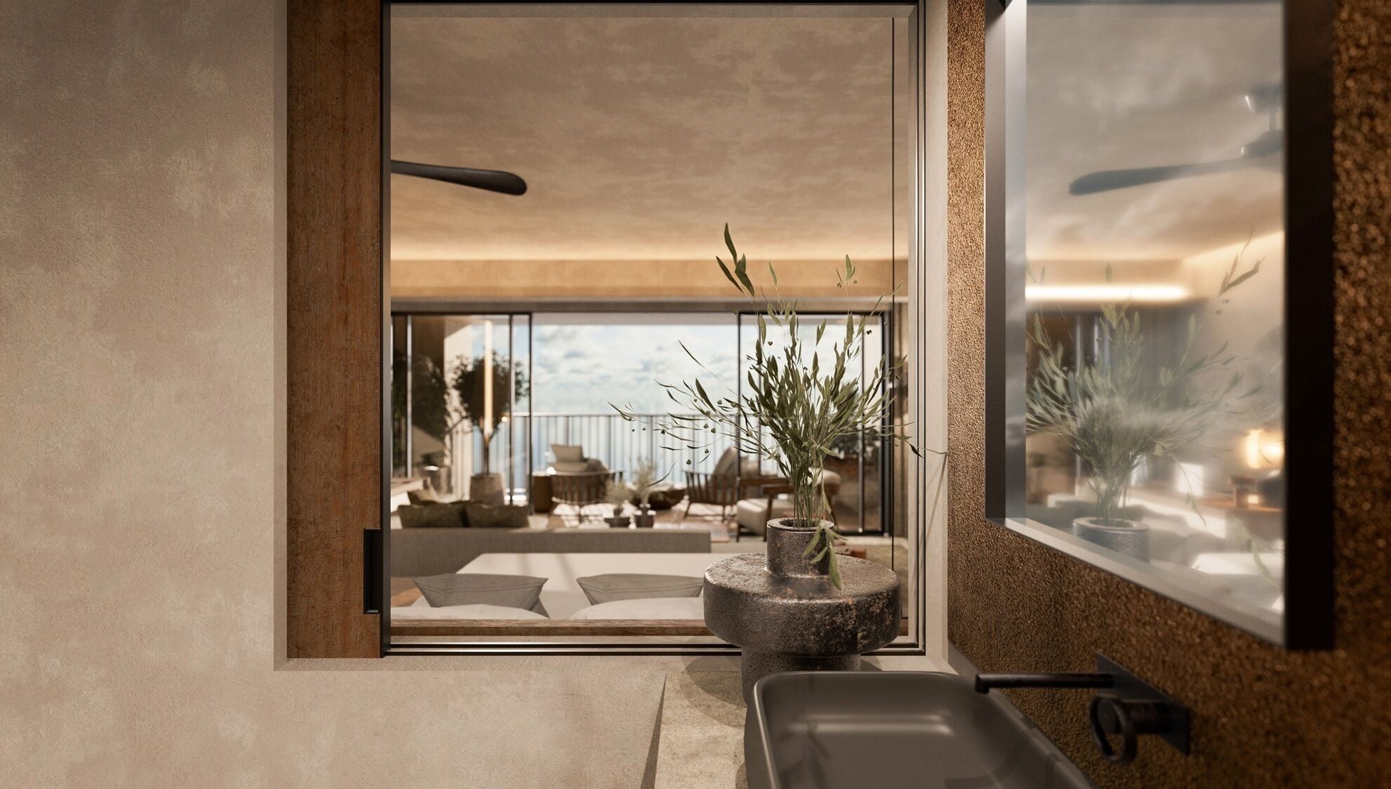 セーフティボックス (室内)、デスク、WiFi (無料)