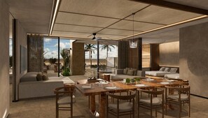 套房, 无烟房 (Plunge Pool, Garden, East Wing) | 客房内保险箱、办公桌、免费 WiFi