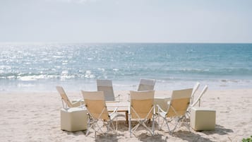 On the beach