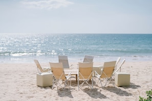 On the beach