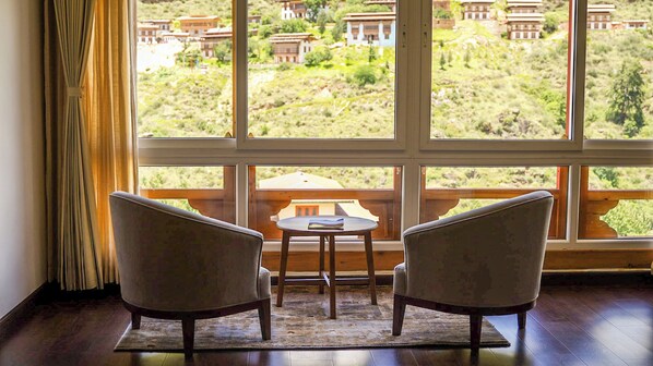 In-room safe, desk, laptop workspace, blackout drapes