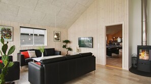 Fireplace, table tennis