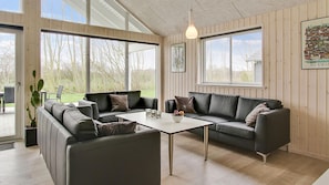 TV, fireplace, foosball, table tennis