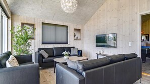 TV, video-game console, foosball, table tennis