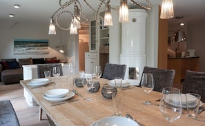 Dining - Friesenhaus Änne - Exclusive Frisian house in Keitum on Sylt with garden, sauna (Sylt)