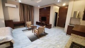 Appartement Familial, balcon, vue ville