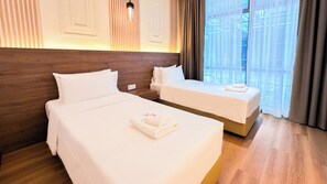 Standaard Twin kamer, niet-roken | Een kluis op de kamer, gratis wifi