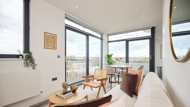 Apartment, Balcony | Living area - The Harlesden Outlook (London)