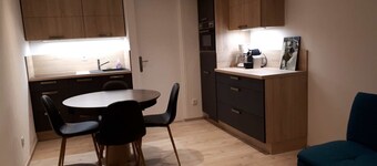 6-8 person apartment at the foot of the lifts, in a typical village