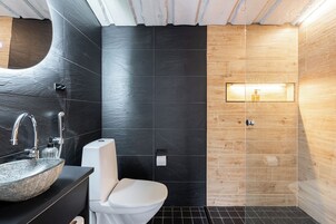 Standard Studio, Lake View, Beachfront | Bathroom | Shower, hair dryer, towels, toilet paper