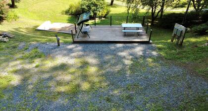 The Cove Site 1 – Full Hookups & Deck
