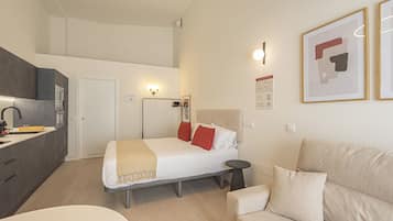 Standard-Studio, 1 Doppelbett, Erdgeschoss | Bügeleisen/Bügelbrett, kostenloses WLAN