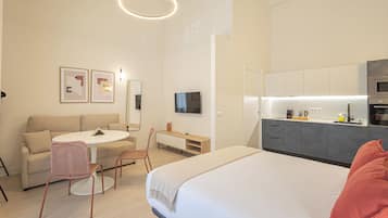 Estudio estándar, 1 cama doble, planta baja | Tabla de planchar con plancha y wifi gratis