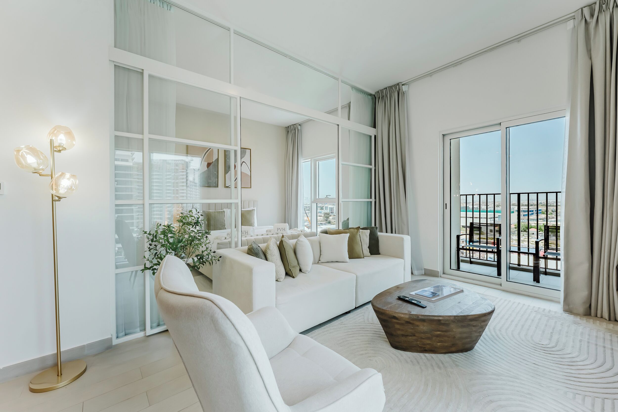 Exclusive-lejlighed - balkon - byudsigt | Stue | Smart-tv